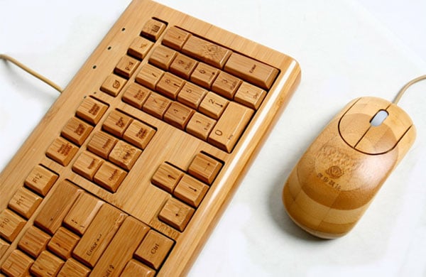 Bamboo Keyboard and Mouse