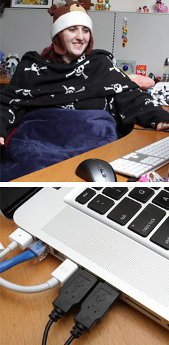 USB Heated Throw Blanket