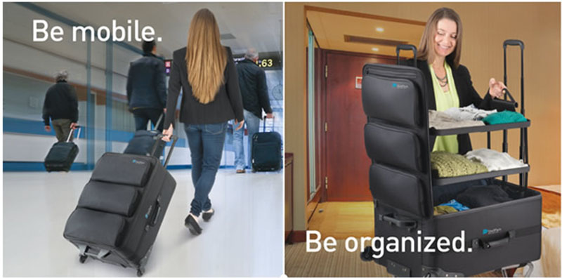 Stand Up Suitcase